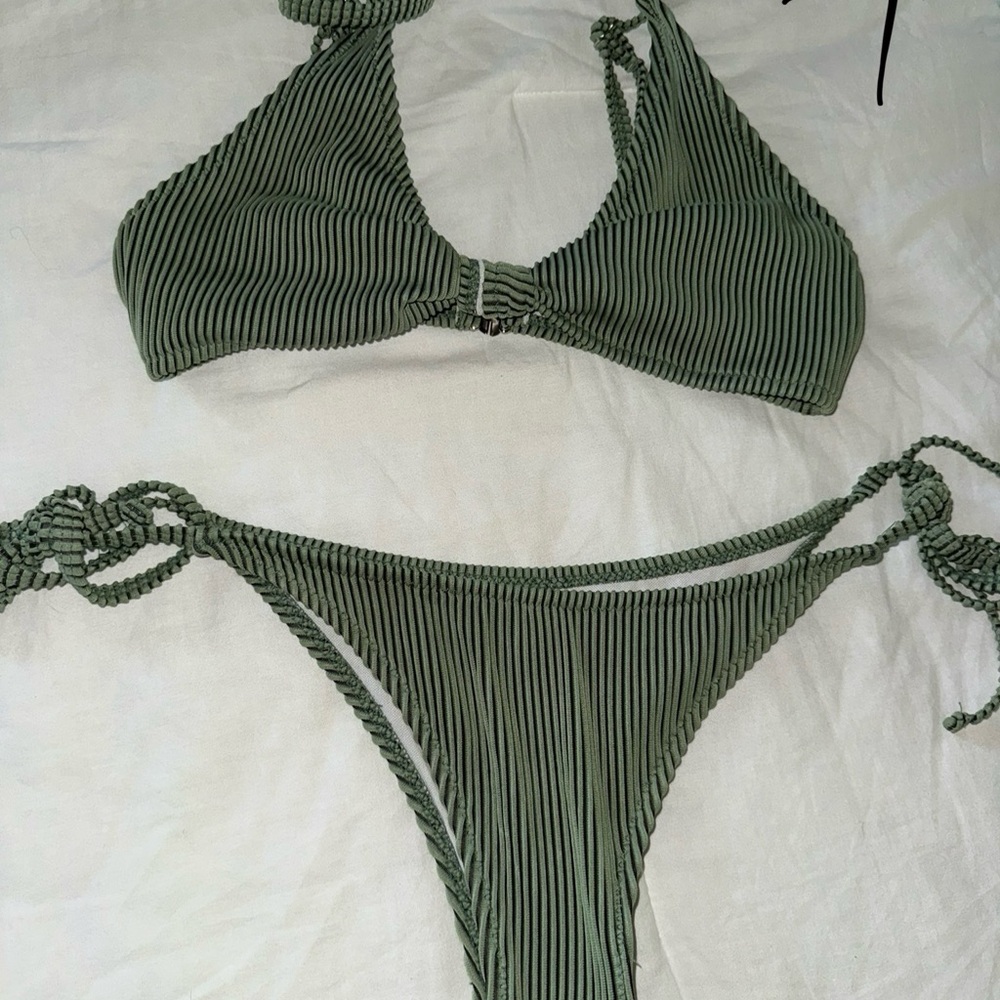 Zaful Green Bikini